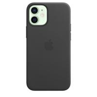 Apple leather case iPhone 12 Mini Black - thumbnail
