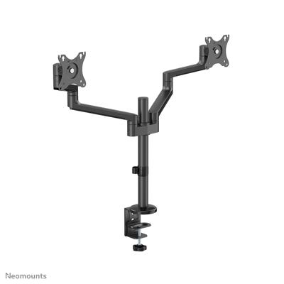 Neomounts DS60-425BL2 Tafelbeugel voor monitor Aantal monteerbare displays: 2 Display(s) 43,2 cm (17) - 68,6 cm (27) Zwart Kantelbaar, Roteerbaar, Zwenkbaar,