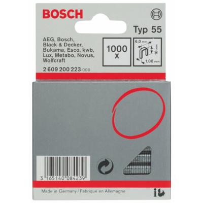 Niet met smalle rug type 55, 6 x 1,08 x 18 mm, verpakking van 1000 stuks 1000 stuk(s) Bosch Accessories 2609200223 Afm. (l x b) 18 mm x 6 mm Niet met smalle rug type 55, 6 x 1,08 x 18 mm, verpakking van 1000 stuks 1000 stuk(s) Bosch Accessories 2609200223 Afm. (l x b) 18 mm x 6 mm