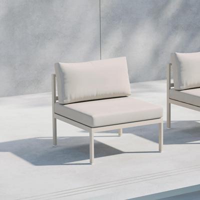 Nohr Loungeset 'Lasheka' Middenmodule, kleur Beige Nohr Loungeset 'Lasheka' Middenmodule, kleur Beige