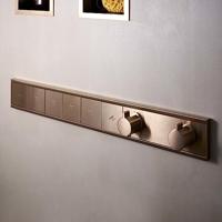 Hansgrohe RainSelect thermostaat inbouw voor 5 functies, Brushed Bronze - thumbnail