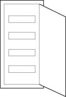 ABN A48UP Verteilerschank, Sicherungskasten Kleine verdeelkast Inhoud: 1 stuk(s) - thumbnail