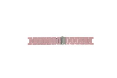 Horlogeband Fossil ES2206 Kunststof/Plastic Roze 18mm Horlogeband Fossil ES2206 Kunststof/Plastic Roze 18mm
