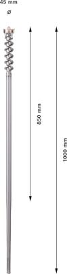 Bosch Accessoires Doorvoerboren SDS-max-9 Break Through 45 x 850 x 1000 mm 1st - 1618596456 Bosch Accessoires Doorvoerboren SDS-max-9 Break Through 45 x 850 x 1000 mm 1st - 1618596456