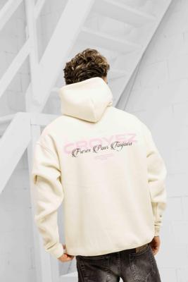 Croyez Frères Hoodie Heren Gebroken Wit - Maat XL - Kleur: Gebroken Wit | Soccerfanshop