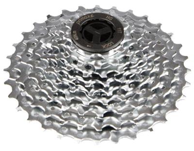 Tecora Primax e cassette 9 speed 11-32t zilver in doosje