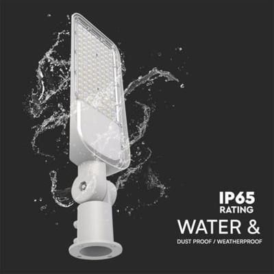 V-TAC VT-139ST-S 2120434 LED-straatlantaarn Energielabel: D (A - G) LED LED vast ingebouwd 100 W Grijs