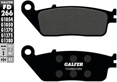 GALFER remblokken "fd266" brake pad fd266 g1050 organic scooter