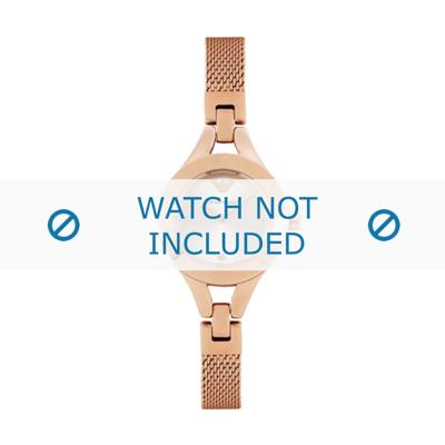 Horlogeband Armani AR7362 Roestvrij staal (RVS) Rosé 4mm