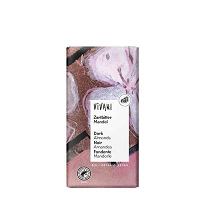 Vivani Chocoladereep Puur met Amandelen