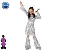 Kostuums voor Kinderen Zilverkleurig - Maat: 3-4 Jaar - Maat: 3-4 Jaar - thumbnail