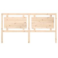 Hoofdbord 185,5x4x100 cm massief grenenhout - thumbnail