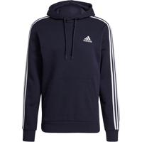 adidas Adidas essentials 3-stripes fleece trui blauw heren heren - thumbnail