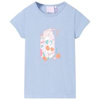 VidaXL Kindershirt 92 blauw - thumbnail