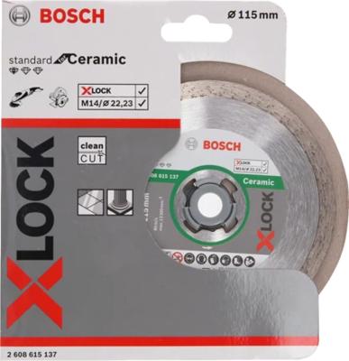 Bosch Accessoires X-LOCK Diamantschijf Standard for Ceramic 115 x 22,23 x 1,6 x 7 mm - 1 stuk(s) - 2608615137 Bosch Accessoires X-LOCK Diamantschijf Standard for Ceramic 115 x 22,23 x 1,6 x 7 mm - 1 stuk(s) - 2608615137