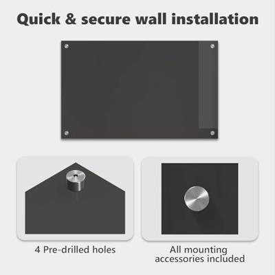 VidaXL Keuken spatscherm donkergrijs 80 x 50 cm gehard glas