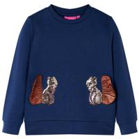 VidaXL Kindertrui 116 marineblauw - thumbnail