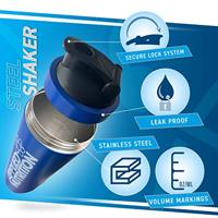 Applied Metal Shaker 750ml Blue - thumbnail