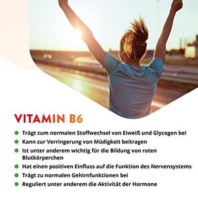 Vitals Vitamine B6 20mg Capsules