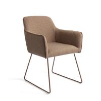 Jesper Home Eetkamerstoel 'Hofu' Slide Rose, kleur French Toast - thumbnail