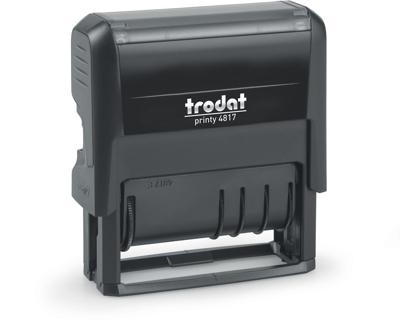 Trodat tekststempel met datum Printy 4817, Frans