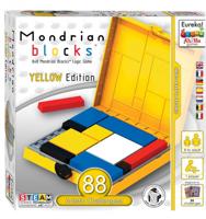 Ah!Ha Games logica-spel Mondriaan Blokken geel 56 delig - thumbnail