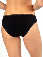 3-pack dames onderbroeken katoen - Basic Naomi slips - Zwart - thumbnail