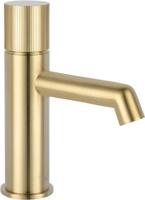 Ben Engraved Line wastafelkraan geborsteld messing pvd-coating - thumbnail