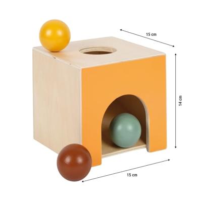 Small Foot - houten montessori knikkerdoos fsc