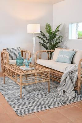 Tapijt Home ESPRIT Blauw Wit 160 x 230 x 0,5 cm Tapijt Home ESPRIT Blauw Wit 160 x 230 x 0,5 cm