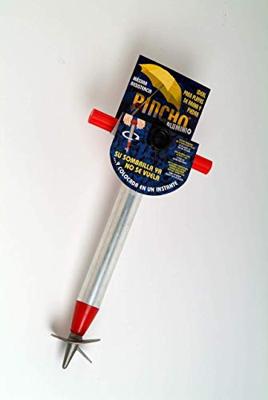 Parasolanker Geel Blauw Rood Aluminium 32 x 16,5 x 6,5 cm Ø 25 mm