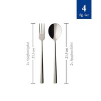 Villeroy & Boch Daily Line Spaghetti bestekset 4-delig - thumbnail