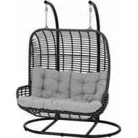 2-persoons hangstoel zwart - thumbnail