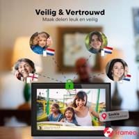 Denver PFF 1021 Digitale WiFi-fotolijst 25.7 cm 10.1 inch Energielabel: C (A - G) 1280 x 800 Pixel 16 GB Zwart - thumbnail