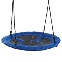 SwingKing nestschommel blauw canvas, 98cm - thumbnail