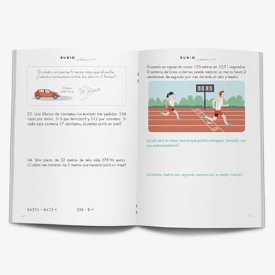 Wiskundeschrift Rubio Nº19 A5 Spaans 20 Lakens (10 Stuks)