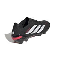 adidas Predator League Gras Voetbalschoenen (FG) Zwart Wit Rood - thumbnail