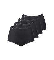 Sloggi Basic+ Maxi slip zwart 4-pack = 3+1 - thumbnail