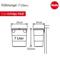 Hailo flexbox s multifunctionele afvalemmer 7l - thumbnail