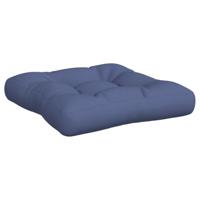 VidaXL Palletkussenset 60x38x13 cm stof marineblauw - thumbnail