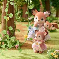Sylvanian Families familie Hert baby's bloemenschommel - thumbnail
