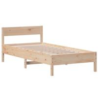 Bedframe zonder matras massief grenenhout 90x190 cm - thumbnail