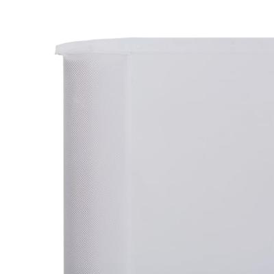 VidaXL Windscherm 3-panelen 400x160 cm stof zandwit