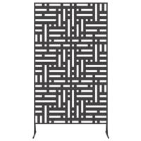 VidaXL Privacyscherm zwart 100 x 50 x 180 cm staal - thumbnail