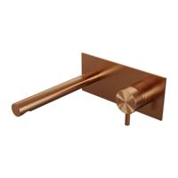 Copper Edition inbouw wastafelmengkraan B1 koper geborsteld PVD - thumbnail