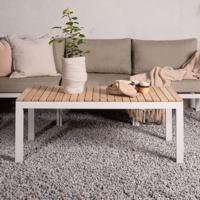 Nohr Loungetafel 'Markeia' Teakhout, 120 x 70cm, kleur Beige - thumbnail
