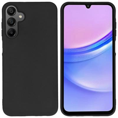 Accezz Color Backcover Samsung Galaxy A15 (5G/4G) Telefoonhoesje Zwart