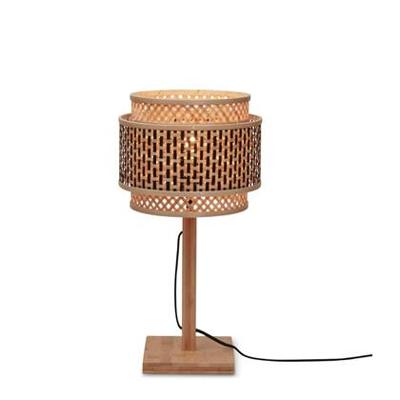 GOOD&MOJO Tafellamp 'Bhutan' Bamboe, 40cm, kleur Naturel/Zwart GOOD&MOJO Tafellamp 'Bhutan' Bamboe, 40cm, kleur Naturel/Zwart