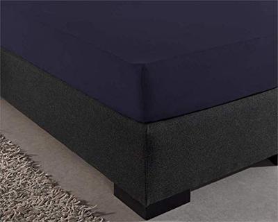 Dreamhouse Dubbel Jersey 220 gr. Hoeslaken Navy 160/180 x 200/220 cm