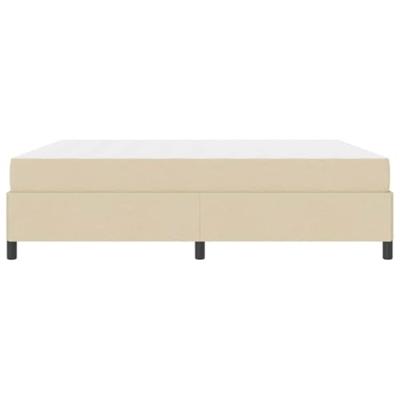 Boxspring bed Crème en Zwart 180 x 200 cm